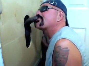 Gloryhole 1St Time Chocolate Cums For One As Well As The Other HOles