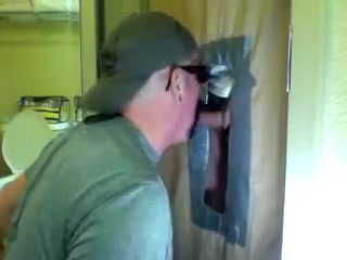 Gloryhole Engulfing a Sexy wang dry