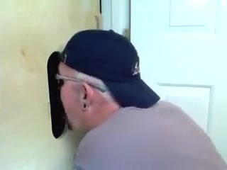 Gloryhole Visitor In Need of Sexy Face Hole