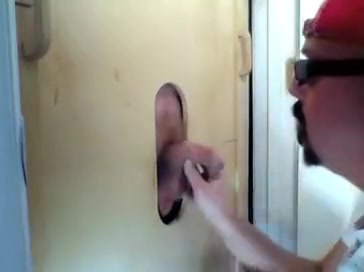 Gloryhole Getting Some Wang and Cock Juice