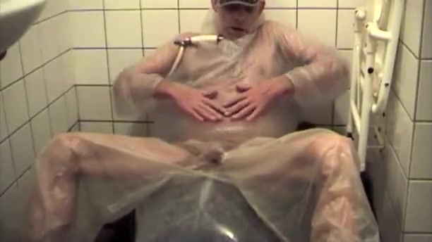pvc dress in shower
