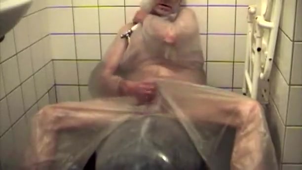 pvc dress in shower