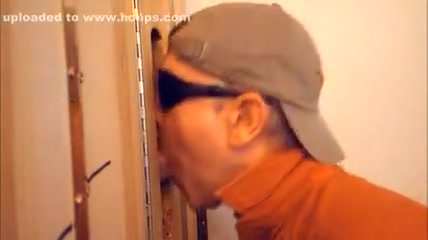 Gloryhole- Thick-dick Redhead and Helmet-head strapon buddy