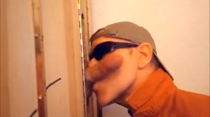 Gloryhole- Thick-dick Redhead and Helmet-head strapon buddy