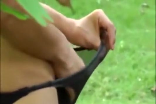 Thai Actor Takes a Shower and Stroking Outdoor