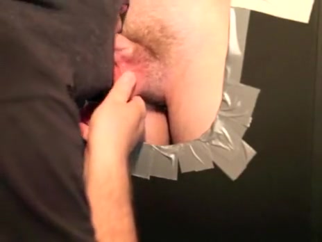 nineteen year old schlong's 2nd time at a gloryhole