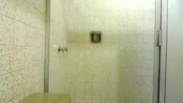 muscle latinboy taking shower