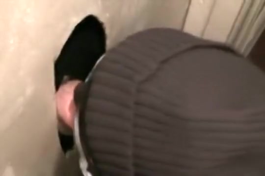 Gloryhole service of hung biggest Wall St. lad