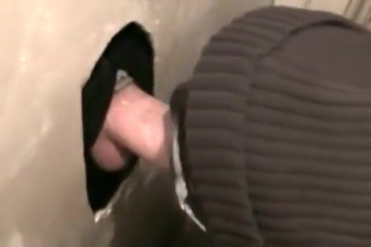 Gloryhole service of hung biggest Wall St. lad