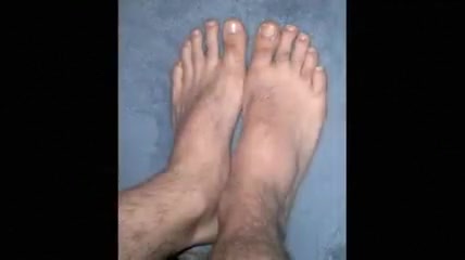 Navy sailor's foot massage..