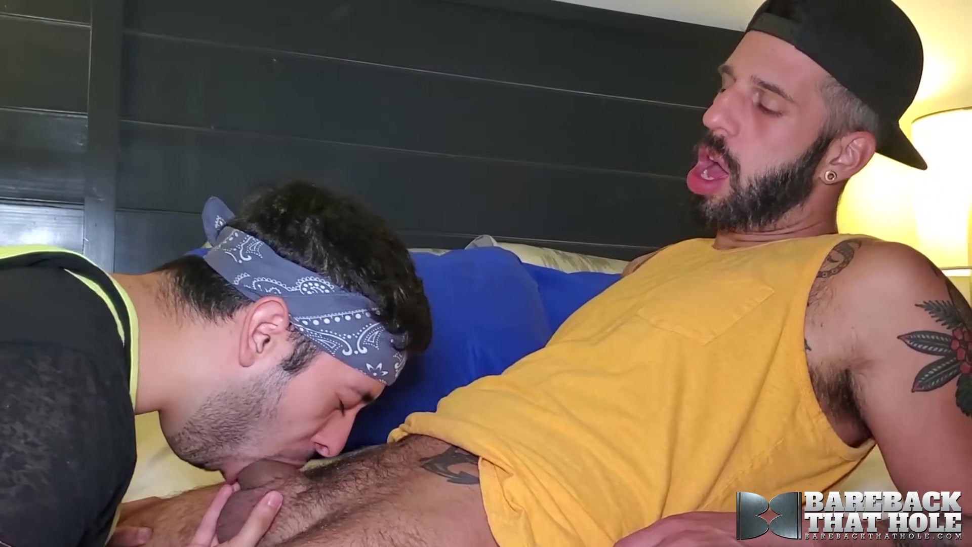 BAREBACKTHATHOLE Inked Latin Romeo Davis Fuck Jesse Ferrer