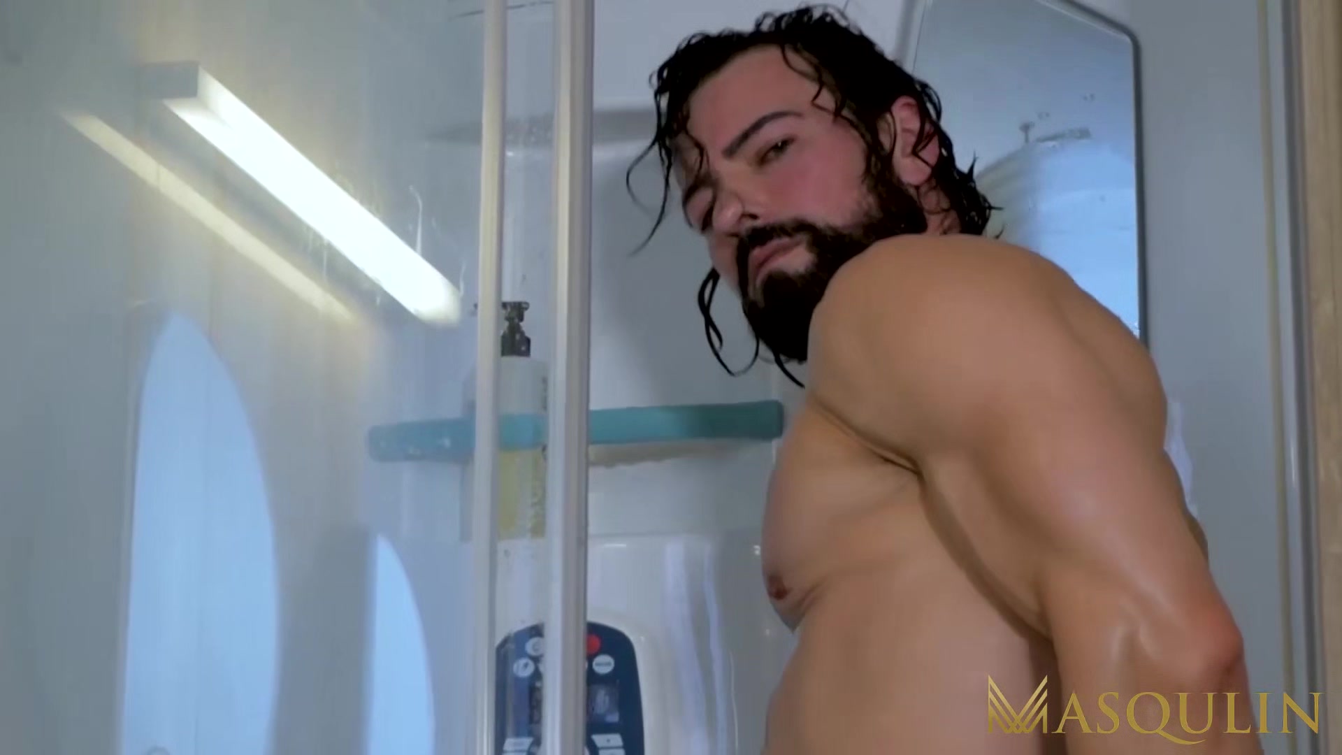MASQULIN Handsome Latino Miguel Angel Masturbates Cock Solo