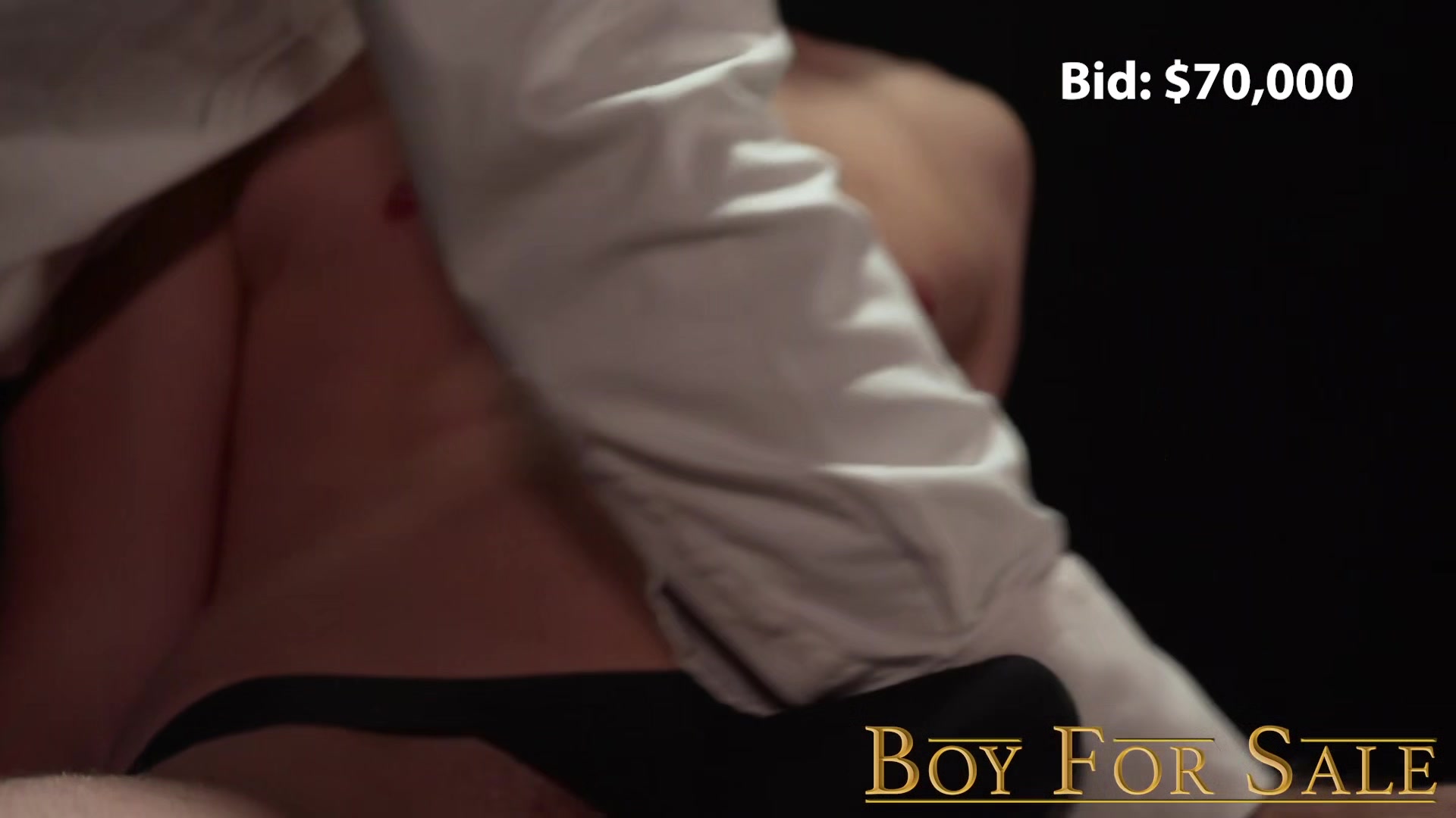 BOYFORSALE - Slave boy Cole toyed and fingered by mature Step daddy master