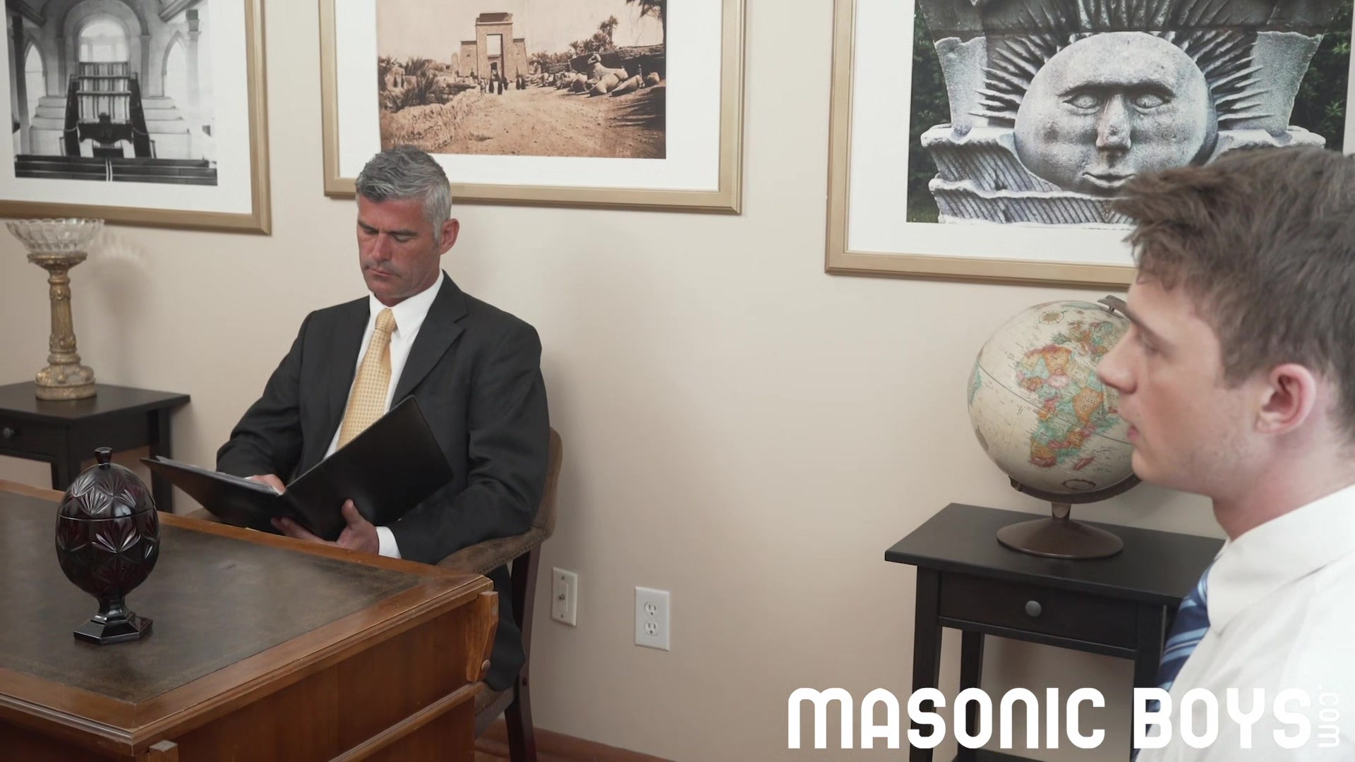 MASONICBOYS - Hung twink Cole barebacked by silver Step daddy Master Oaks