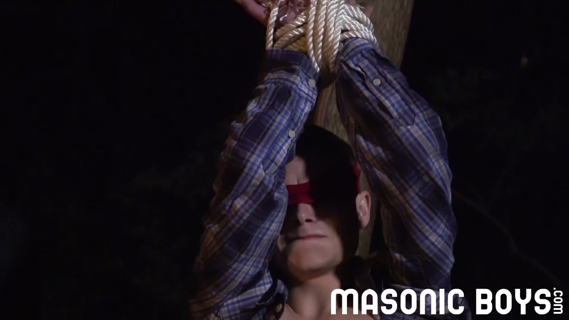 MASONICBOYS - Twink gets milked and fingered for 1st time by dom Step daddy
