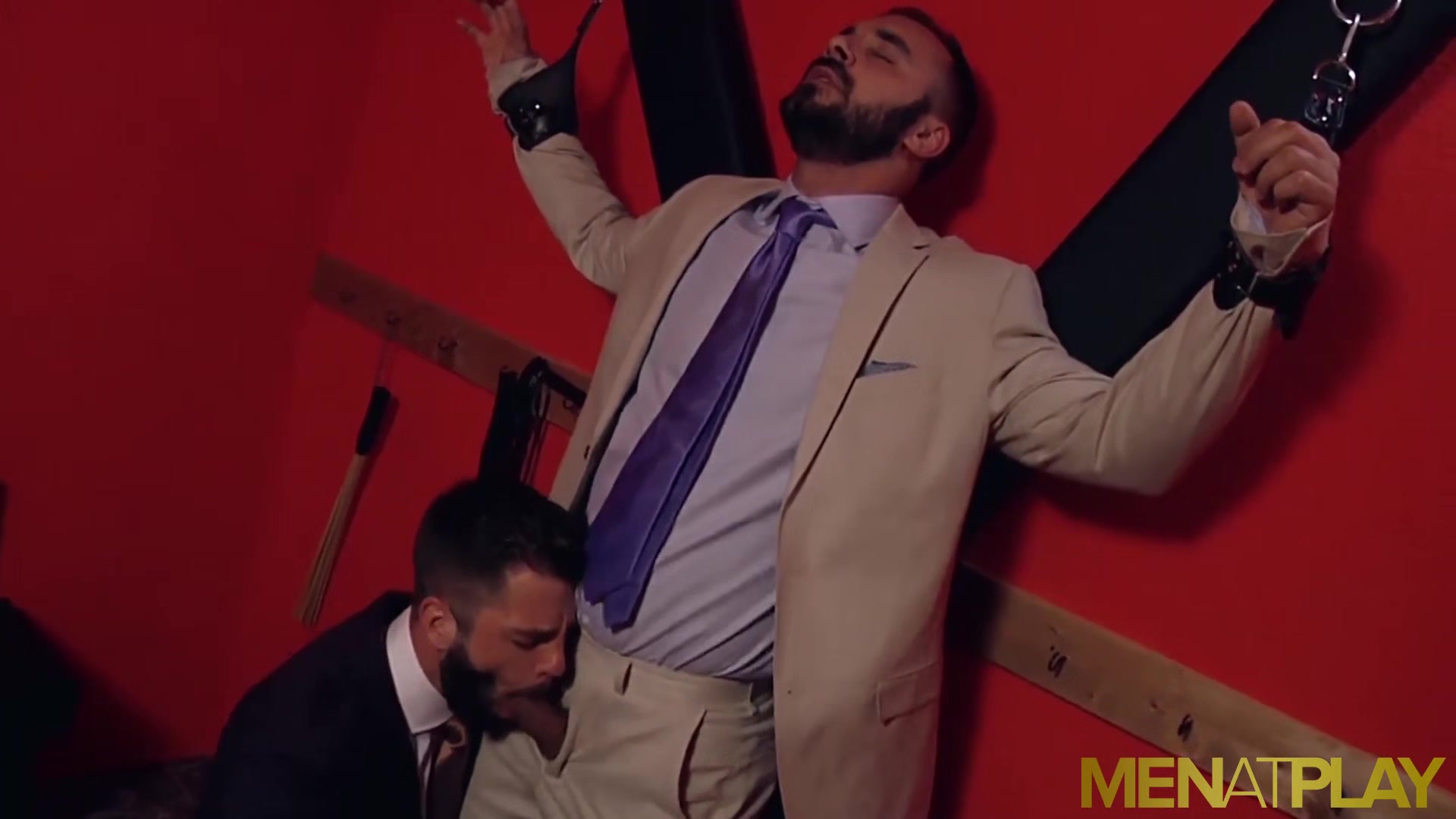 MENATPLAY Hunks In Suits Hector De Silva And Xavi Duran Fuck