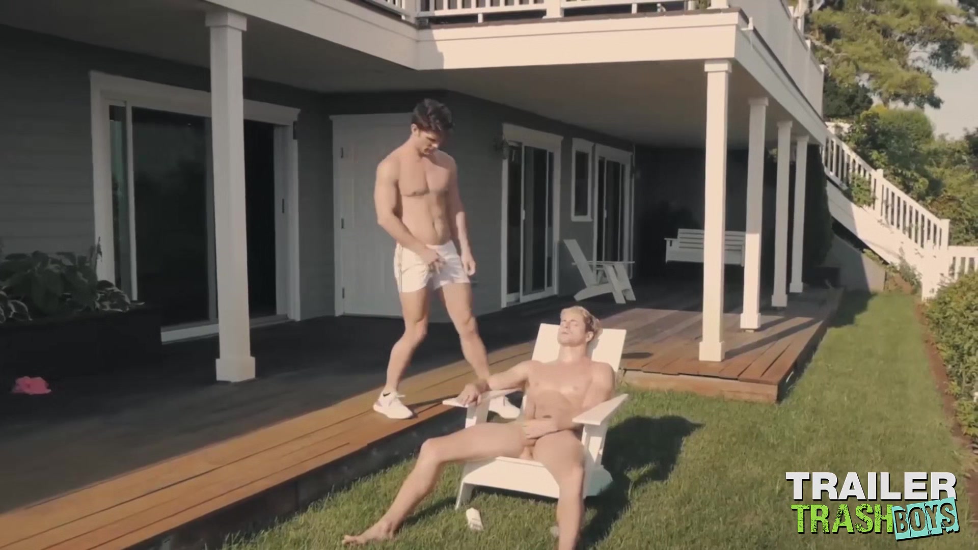 TRAILERTRASHBOYS Gay Devin Franco Barebacked By Taylor Reign