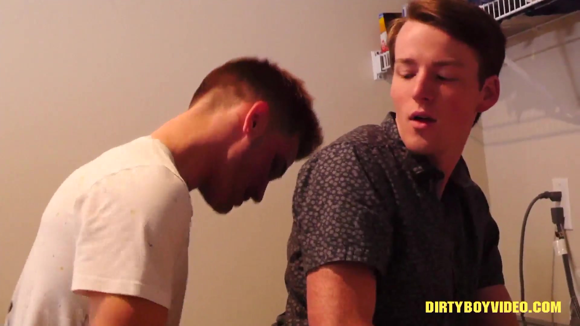 Casey Fucks Julian's Socks Off In the Laundry Room