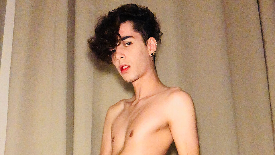 Spurting His Skinny Twink Load - Henry Evans