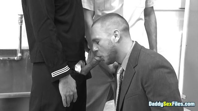 Young Seaman Gets His Semen - Justin Beal, Josh Stone & Hans Berlin