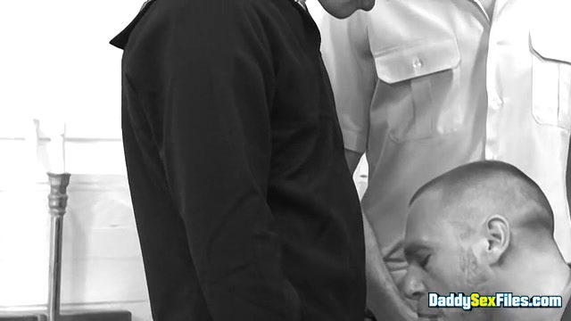 Young Seaman Gets His Semen - Justin Beal, Josh Stone & Hans Berlin