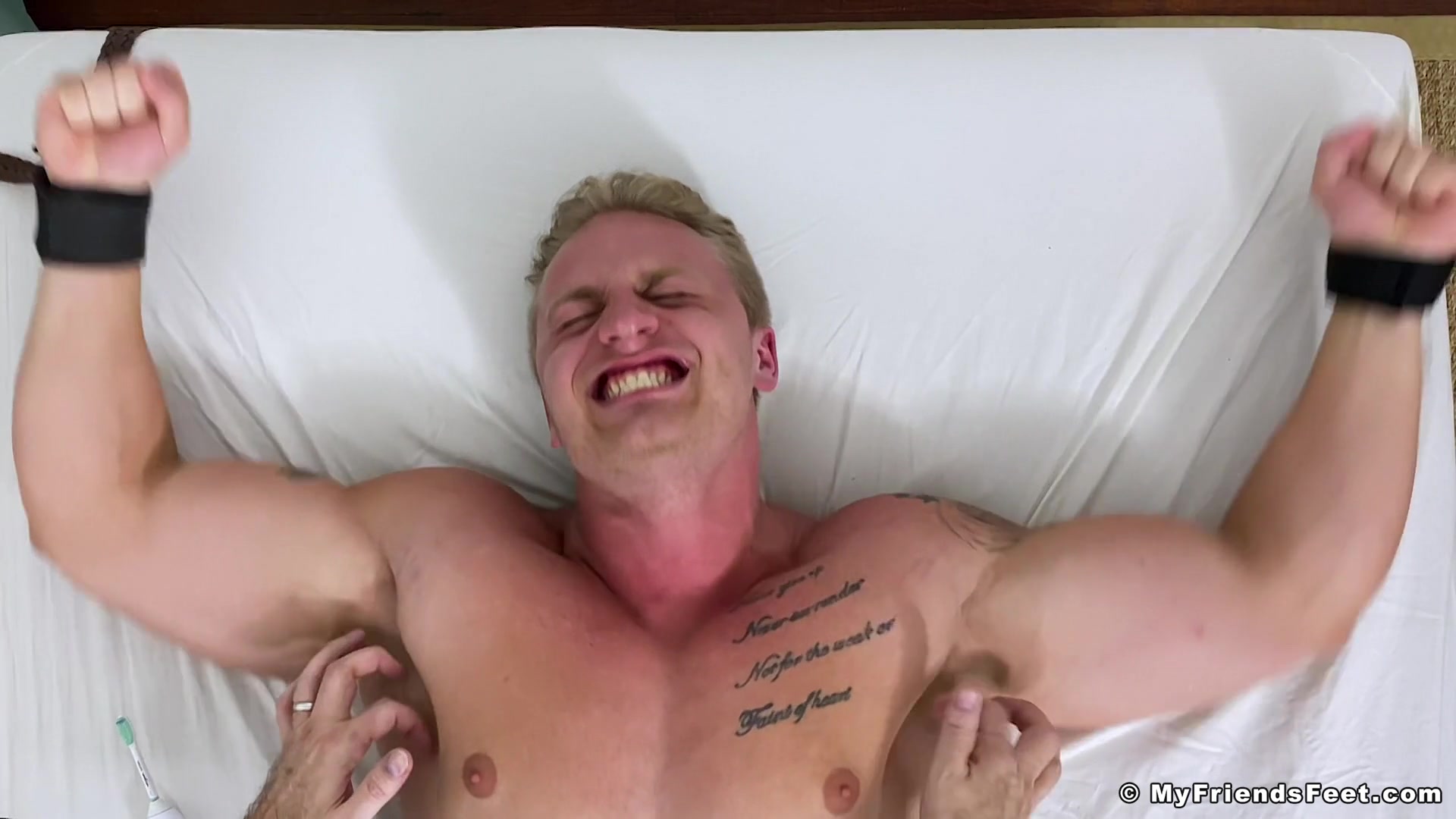 Ticklish Stud JB Gets Delivered - JB