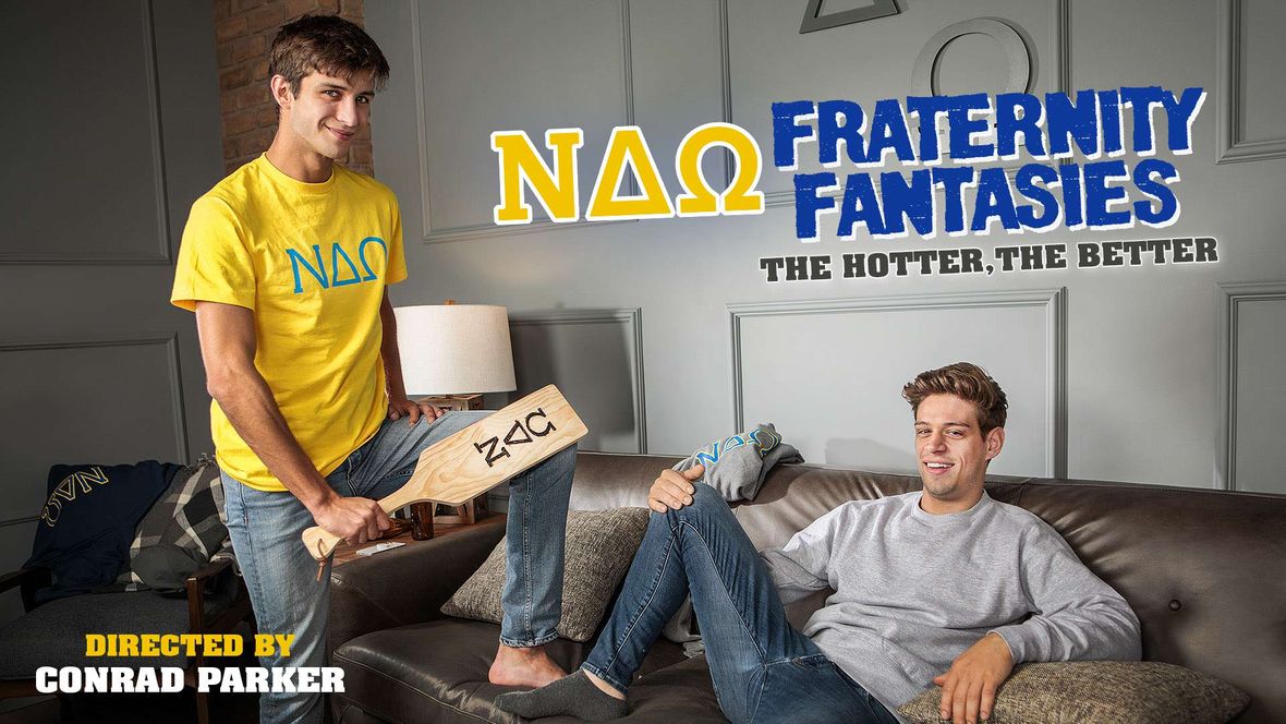 Michael Del Ray & Elliot Finn in \u039d\u0394\u03a9 Fraternity Fantasies: The Hotter, The Better
