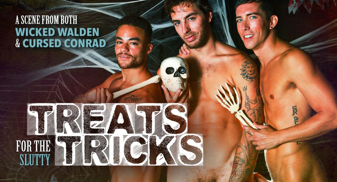 Carter Woods & Beaux Banks & Isaac Parker in Treats For The Slutty Tricks