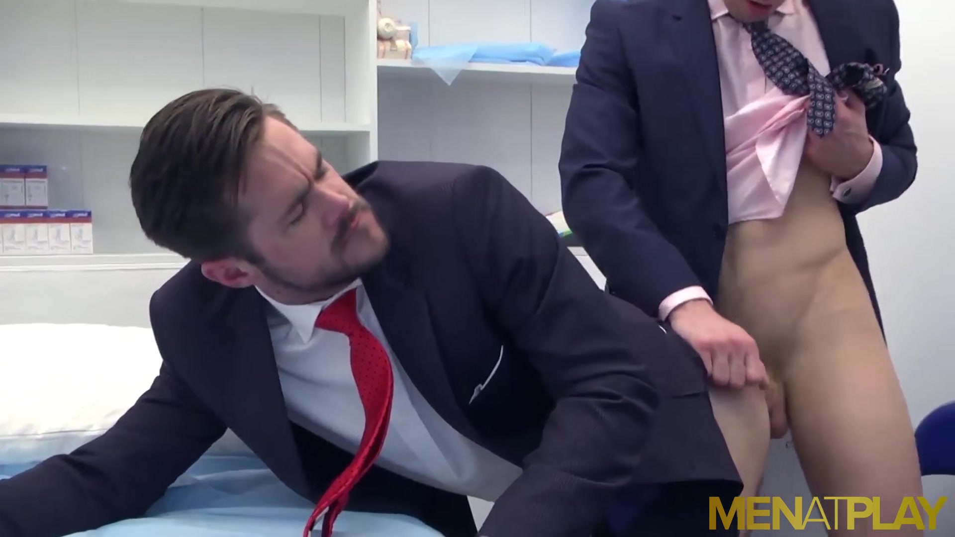 MENATPLAY Hunky Kayden Gray Anal Fucks Doctor Mike De Marko