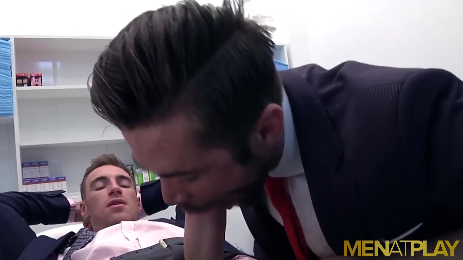 MENATPLAY Hunky Kayden Gray Anal Fucks Doctor Mike De Marko