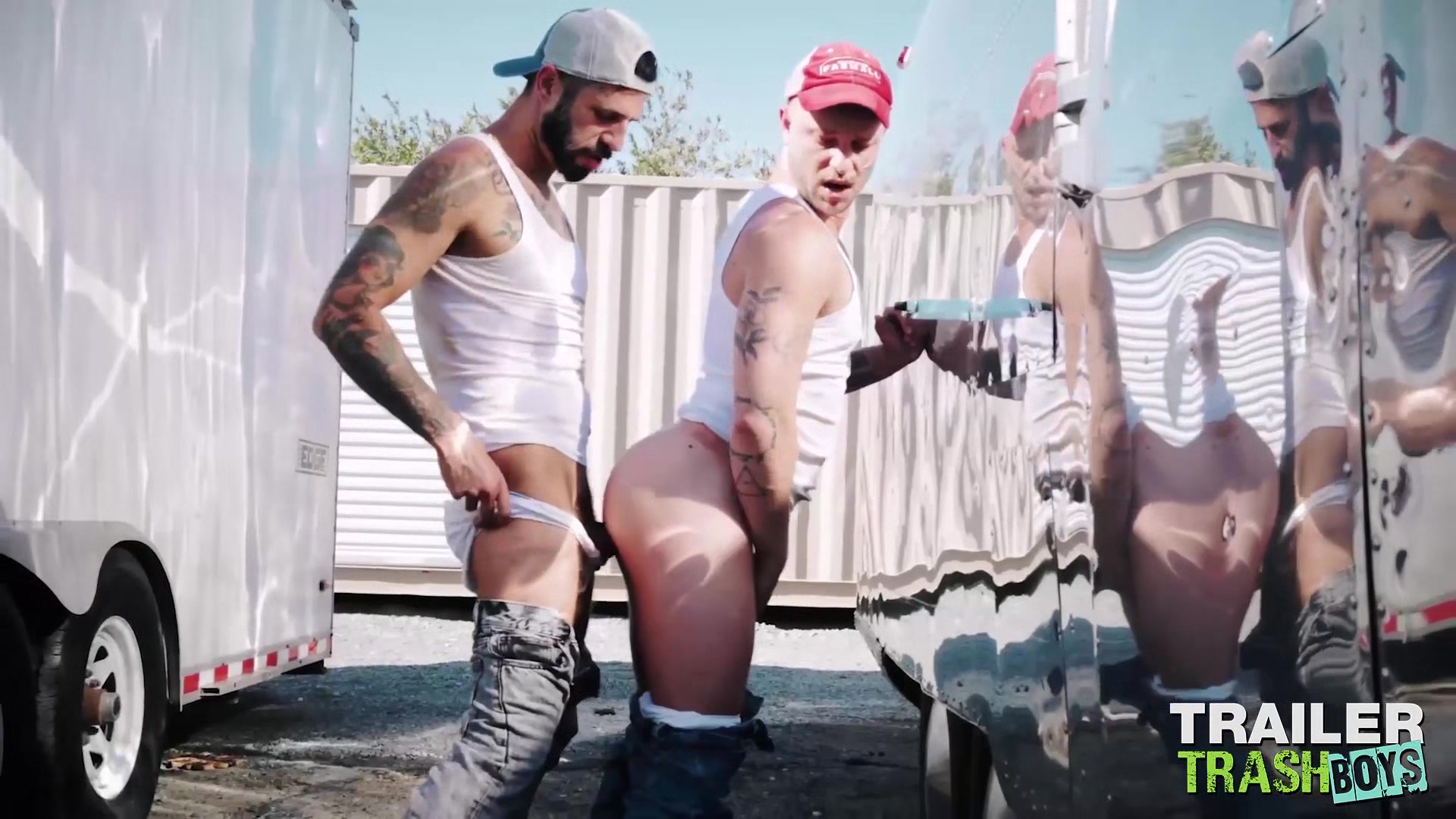 TRAILERTRASHBOYS Bryce Hart And Romeo Davis Raw Breed Hard