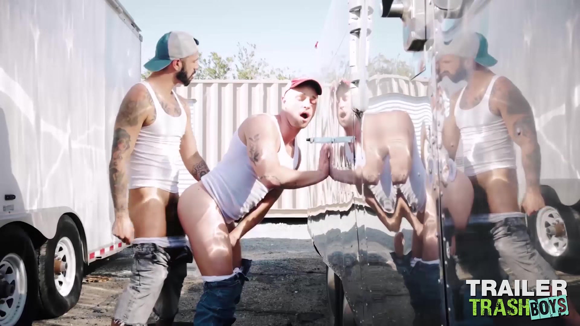 TRAILERTRASHBOYS Bryce Hart And Romeo Davis Raw Breed Hard