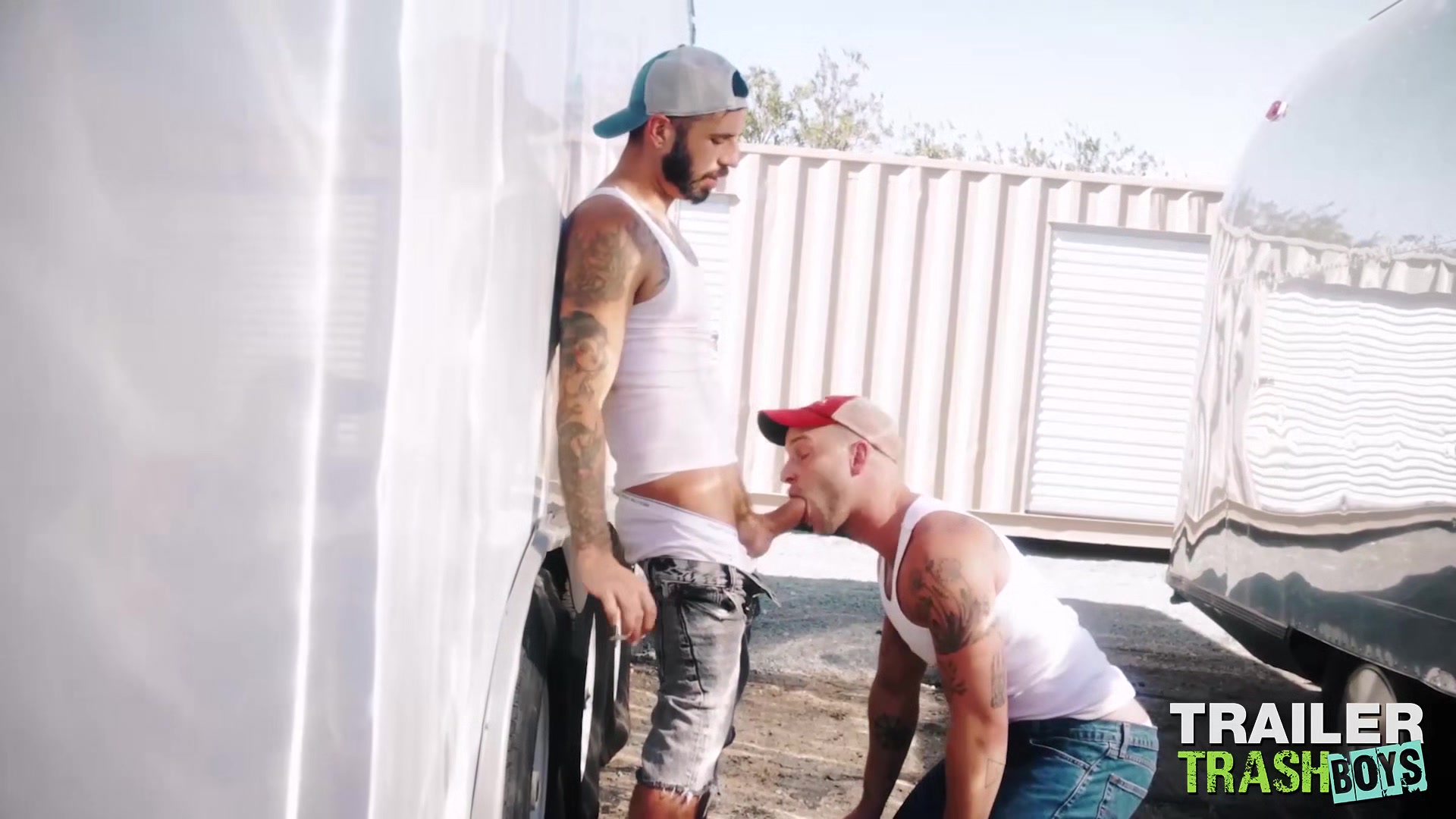 TRAILERTRASHBOYS Bryce Hart And Romeo Davis Raw Breed Hard