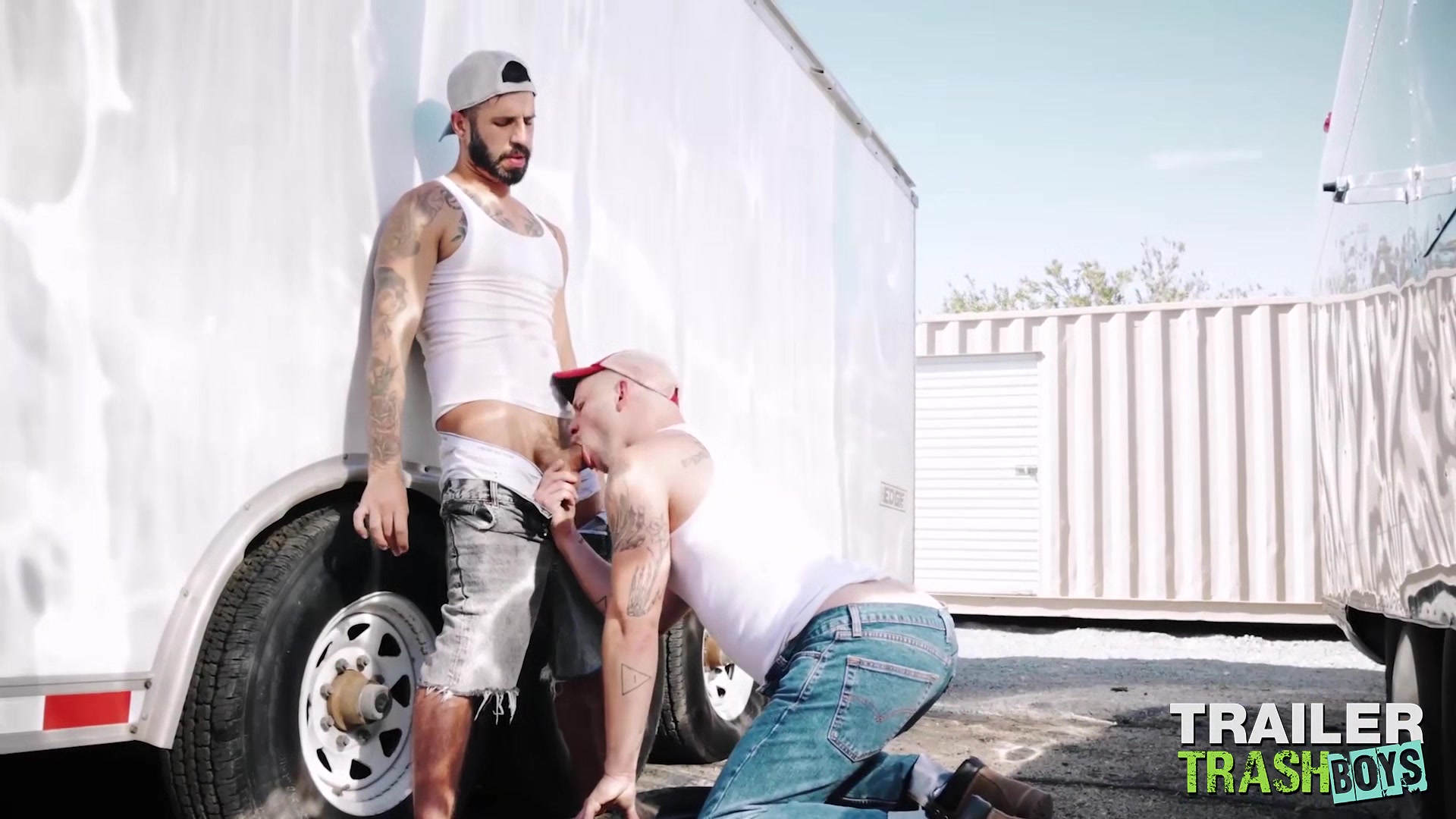 TRAILERTRASHBOYS Bryce Hart And Romeo Davis Raw Breed Hard