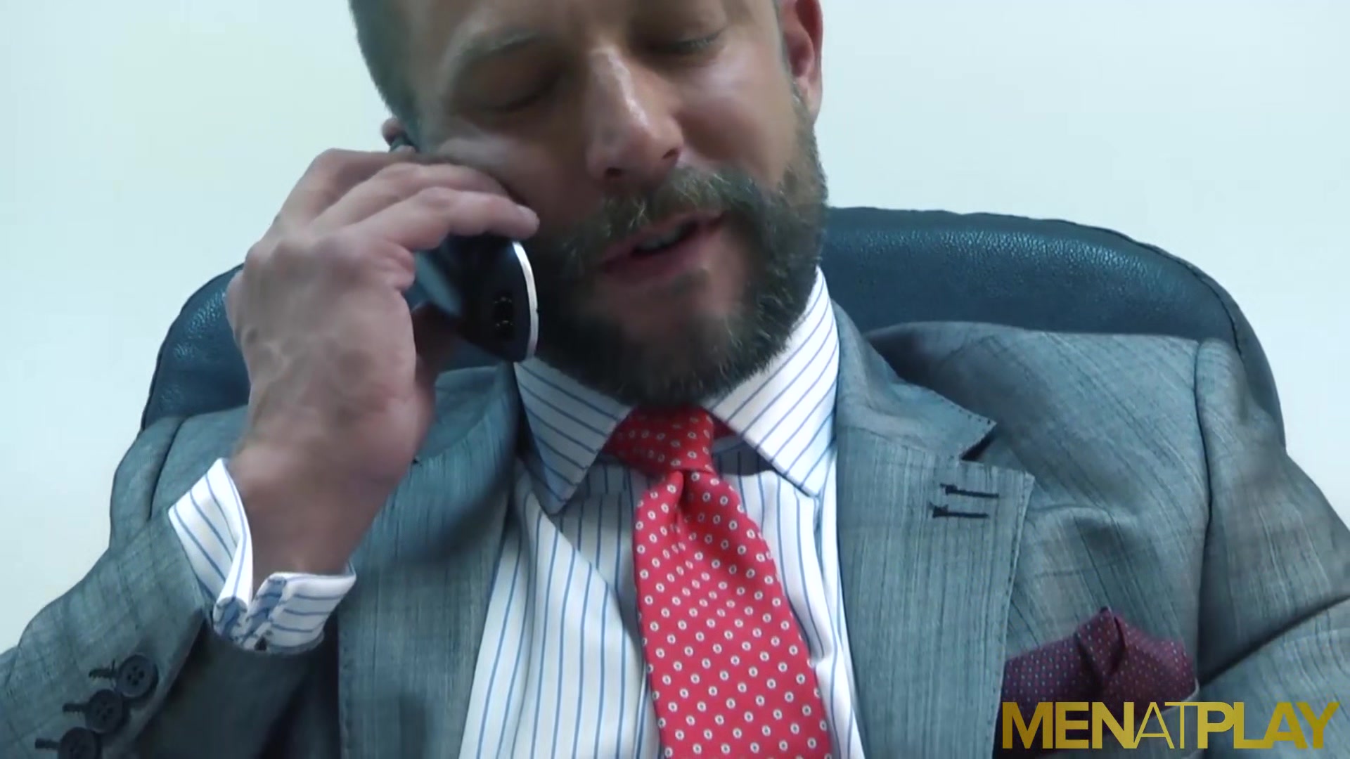 MENATPLAY Hunk In Suit Logan Moore Logan Moore Anal Fucked