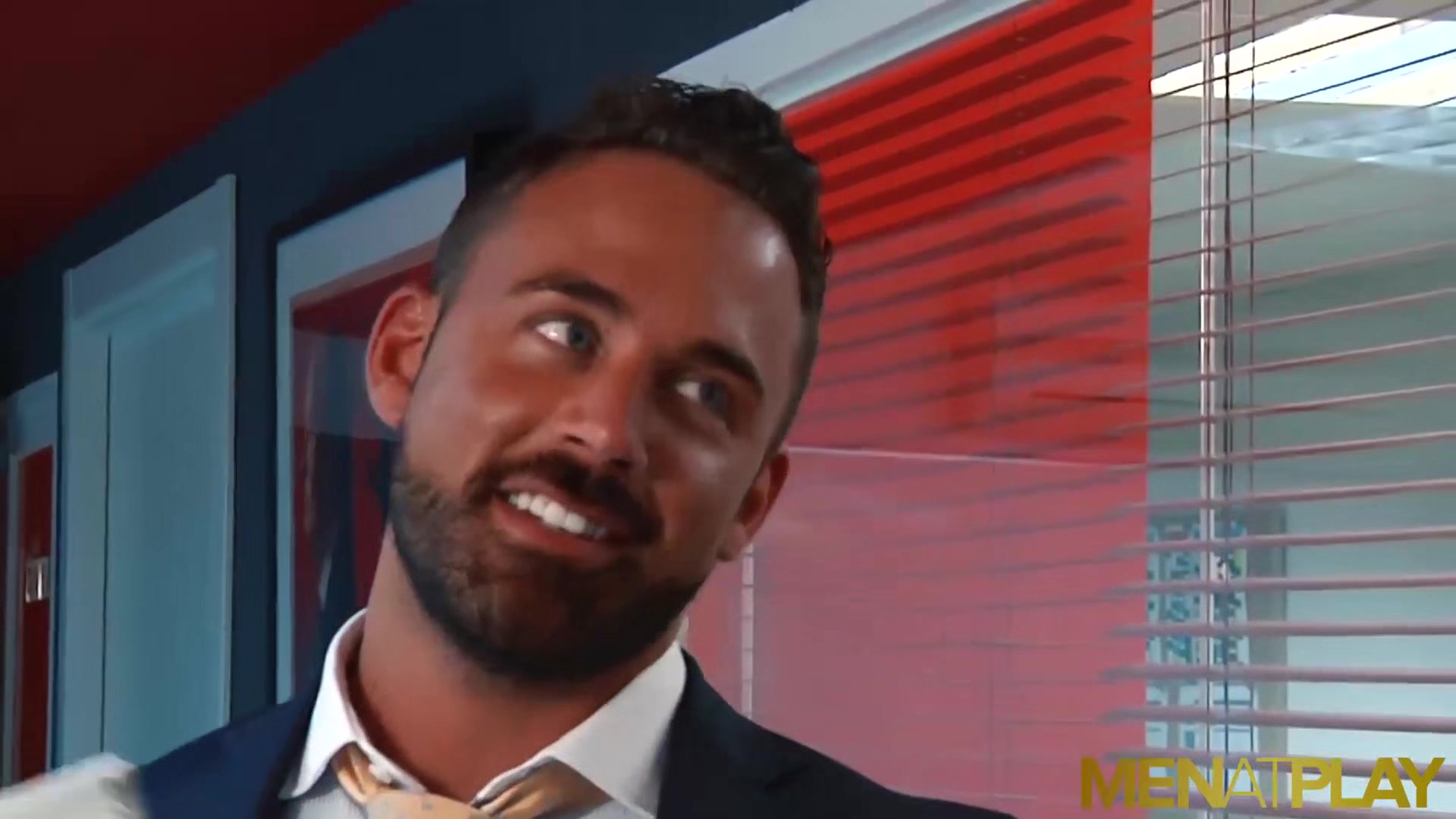 MENATPLAY Hunk In Suit Logan Moore Logan Moore Anal Fucked