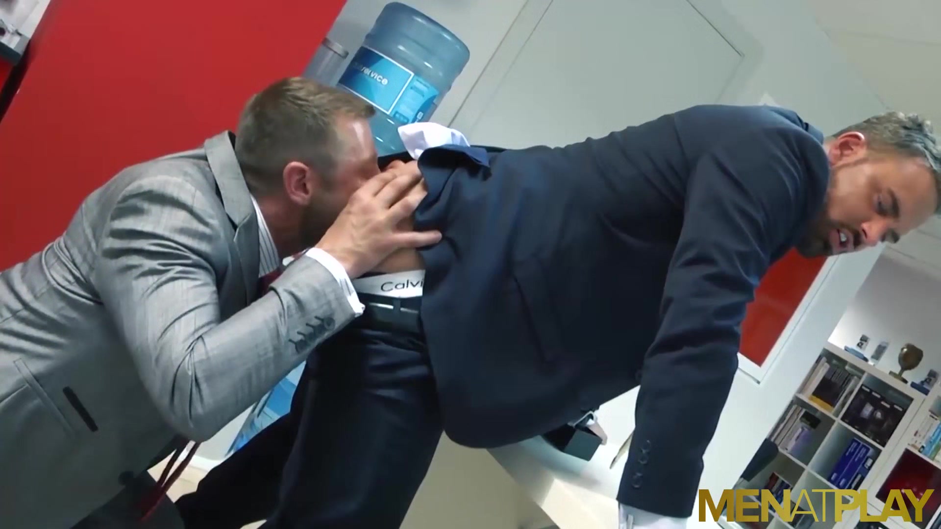 MENATPLAY Hunk In Suit Logan Moore Logan Moore Anal Fucked