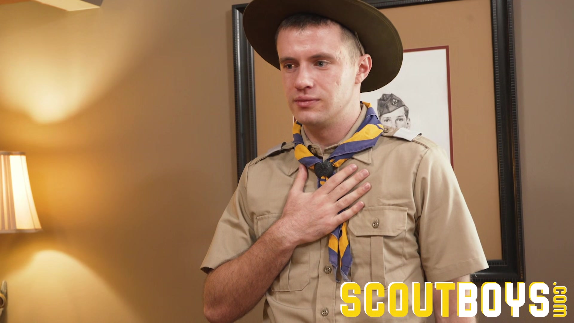 ScoutBoys - Initiation Time! Scoutmaster fingerfucks new troop member