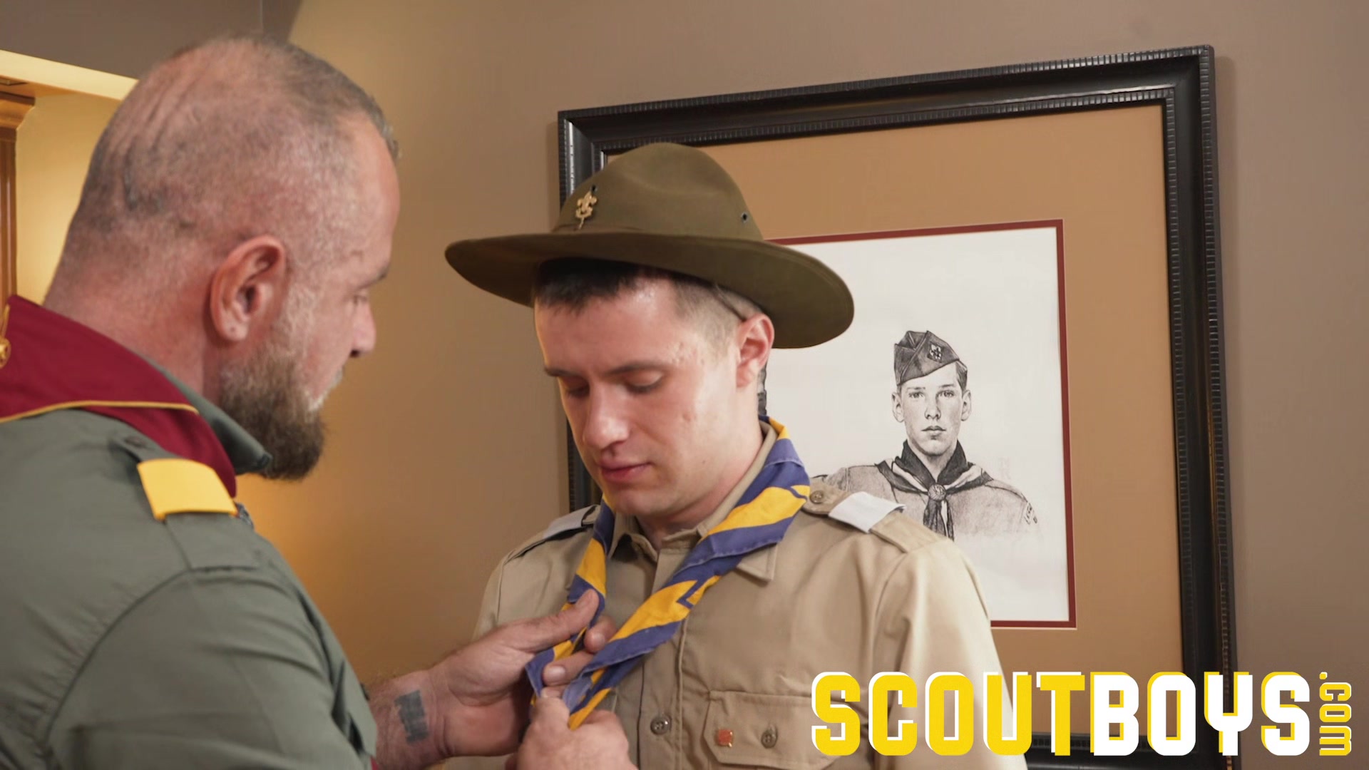 ScoutBoys - Initiation Time! Scoutmaster fingerfucks new troop member