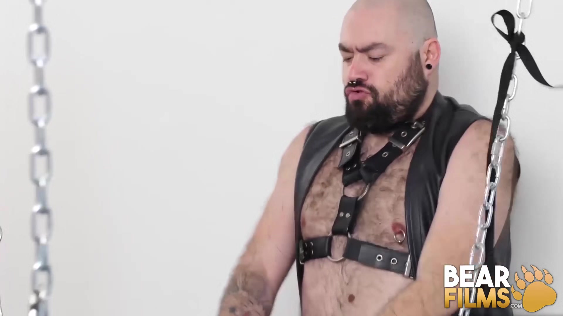 BEARFILMS Wild BDSM Bareback With Bear Silian And Tom Fox
