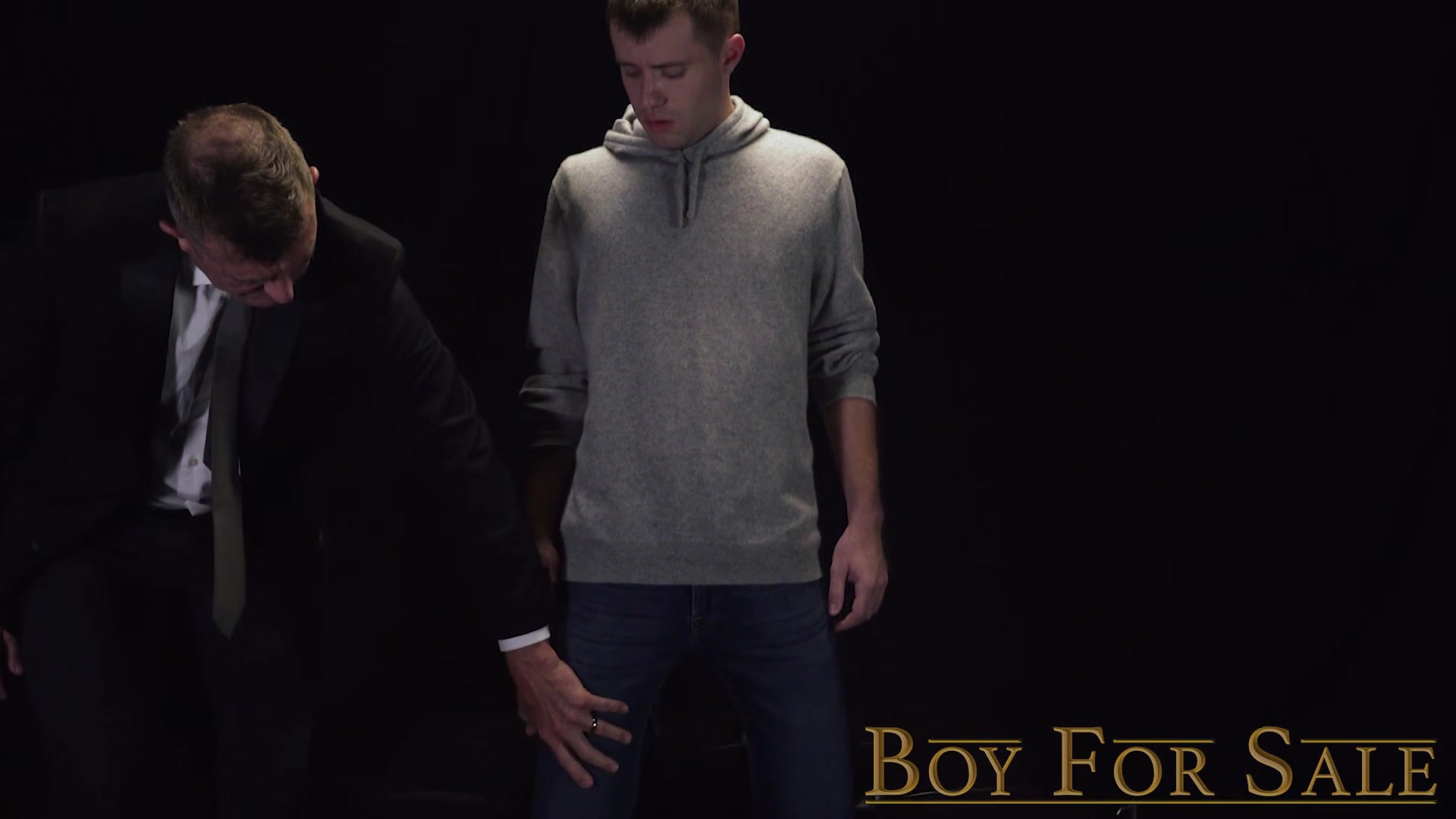 BOYFORSALE - Cute boy obeys master and shoots bucketfuls on command