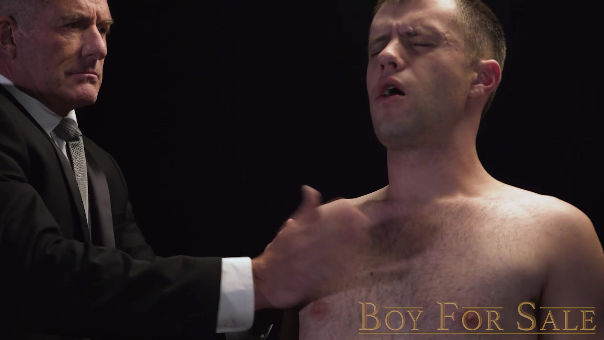 BOYFORSALE - Cute boy obeys master and shoots bucketfuls on command