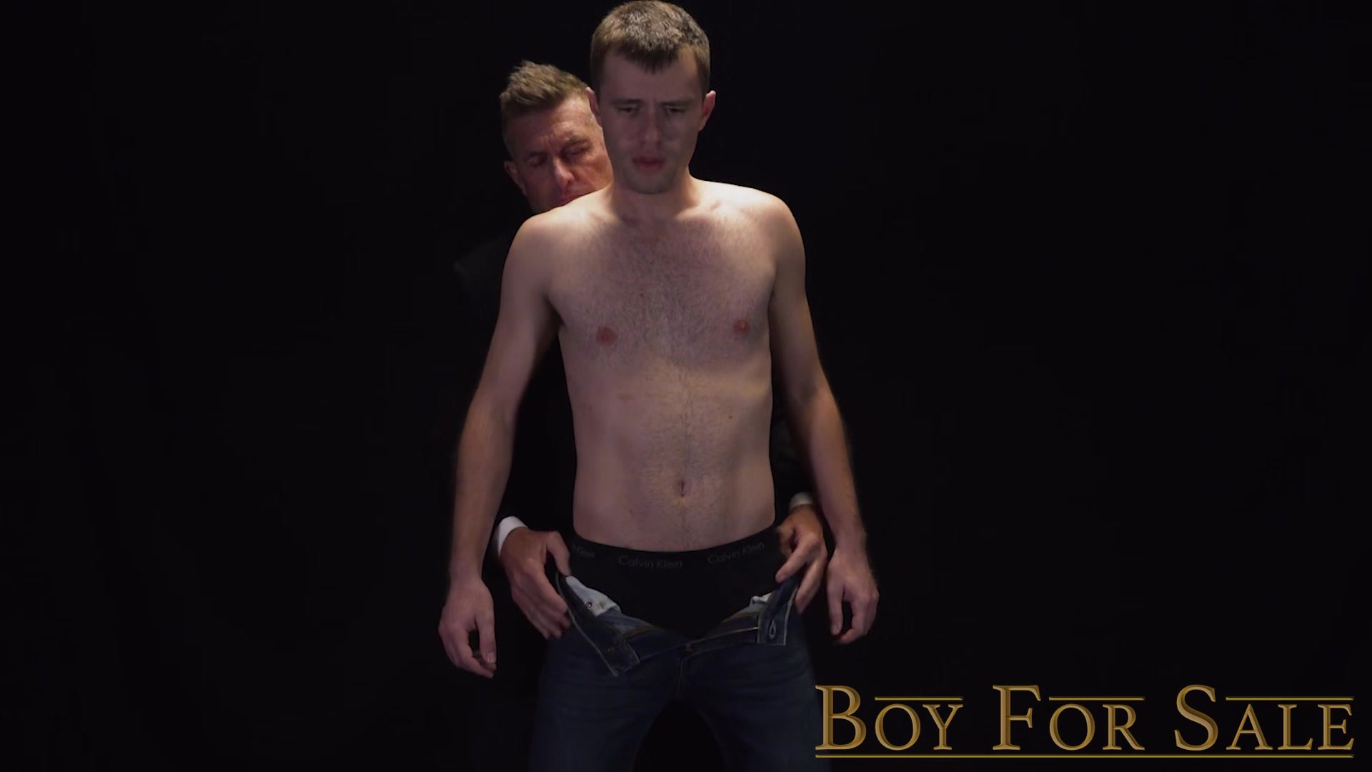 BOYFORSALE - Cute boy obeys master and shoots bucketfuls on command