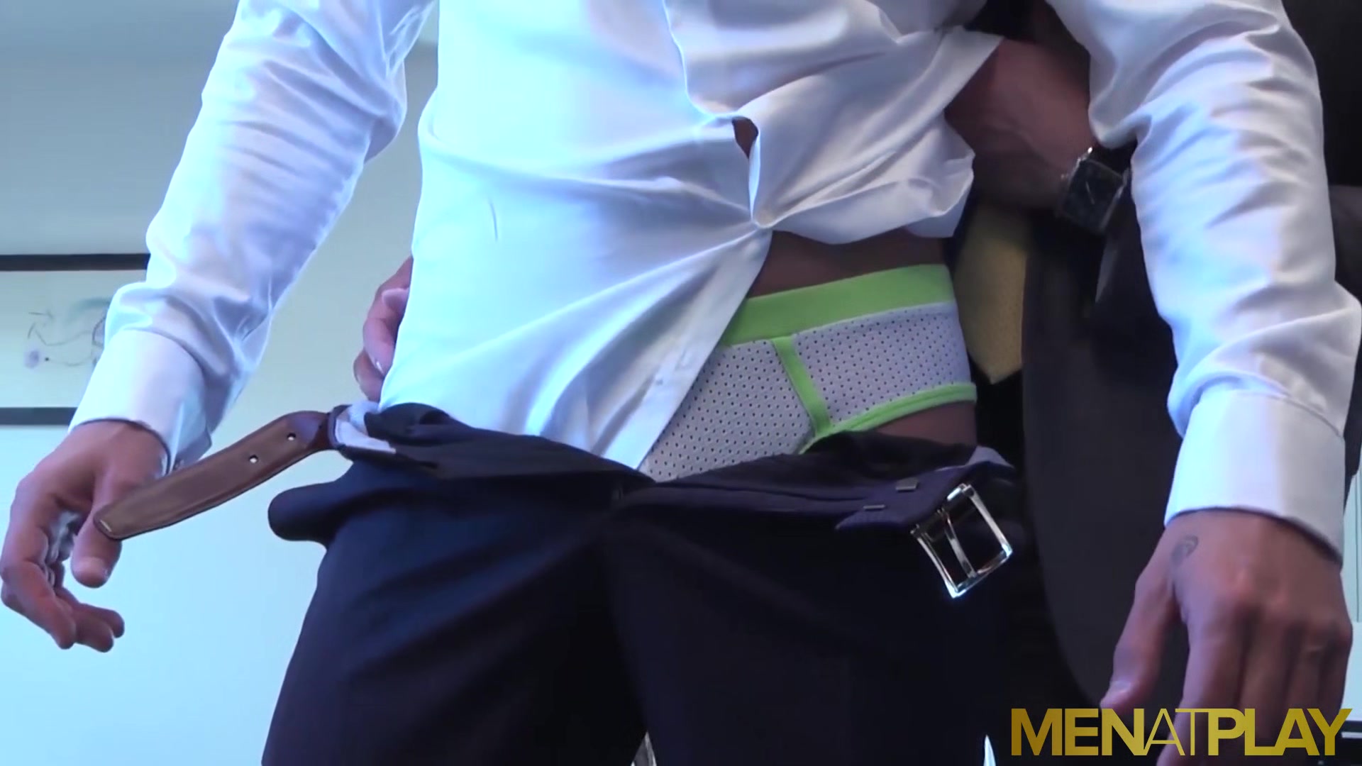 MENATPLAY Tattooed Klein Kerr Ass Fucks Latino Carter Dane