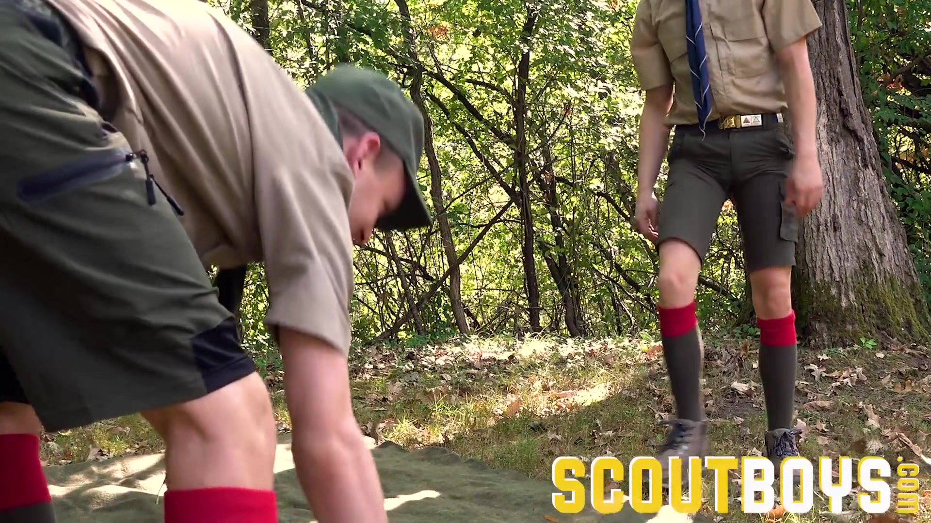 ScoutBoys Sexy scouts in uniform fuck raw outside