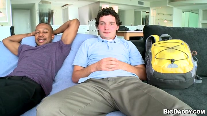 Country white boy tries black dick