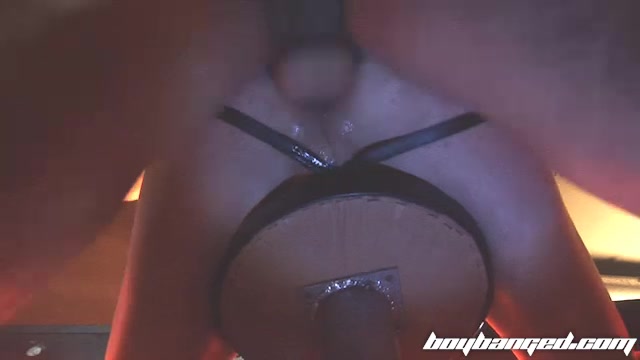 Bar man fucks cute twink raw in his tight hole