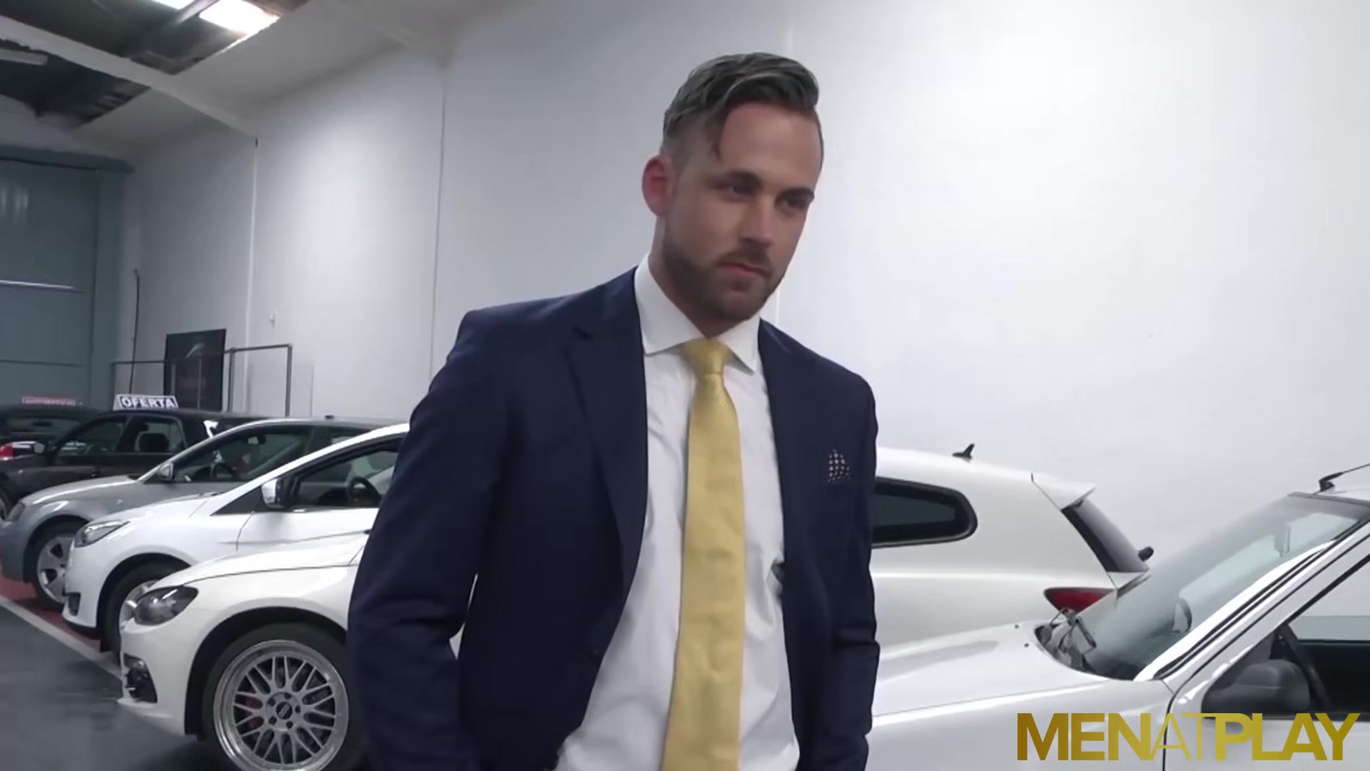 MENATPLAY Men In Suits Logan Moore And Rex Cameron Anal Fuck