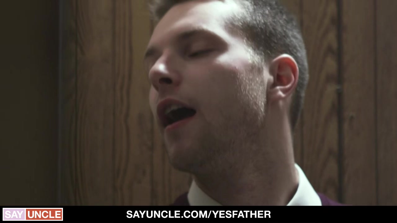 Catholic Boys Benjamin Blue And Ryan Jacobs Play In The Confession Booth
