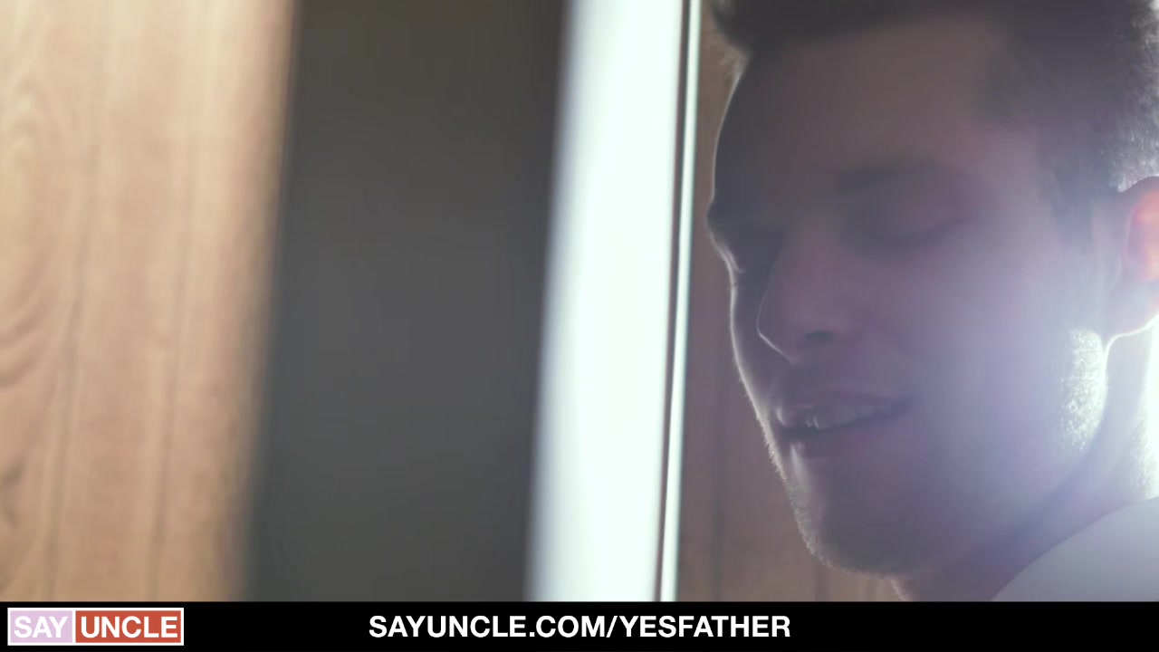 Catholic Boys Benjamin Blue And Ryan Jacobs Play In The Confession Booth